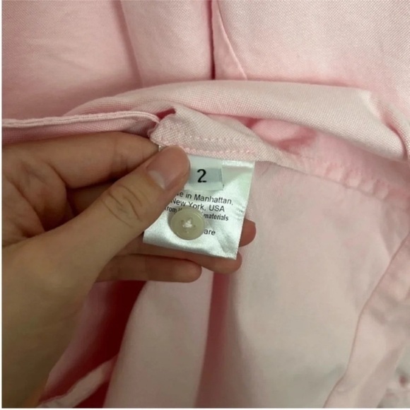 Rachel Comey Maquette Long Sleeve Lace Up Mini Dress Pink - Picture 8 of 12